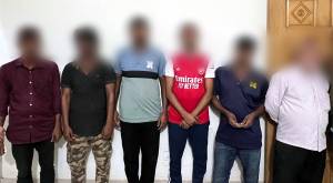 দক্ষিণ সুরমায় তীর শিলং জুয়া খেলায় জড়িত থাকায় ৬ জন গ্রেফতার