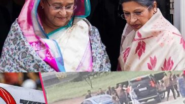 রেহানা টেনে-হিঁচড়ে হাসিনাকে গাড়িতে তুলে ছিলেন