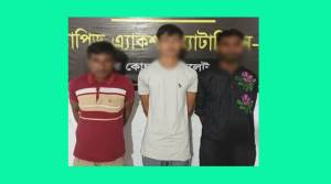 জৈন্তাপুর থেকে র‍্যাবের অভিযান আটক ৩