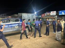 কোম্পানিগঞ্জে পাথর উত্তোলনের অভিযোগে আটক ১২