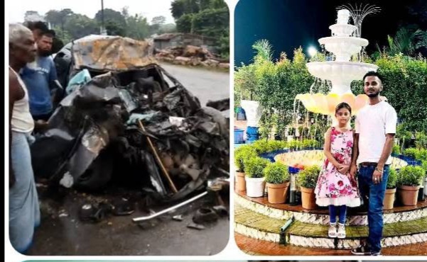 সিলেটের দয়ামীরে সড়ক দুর্ঘটনায় প্রাণ গেলো বাবা-মেয়ের