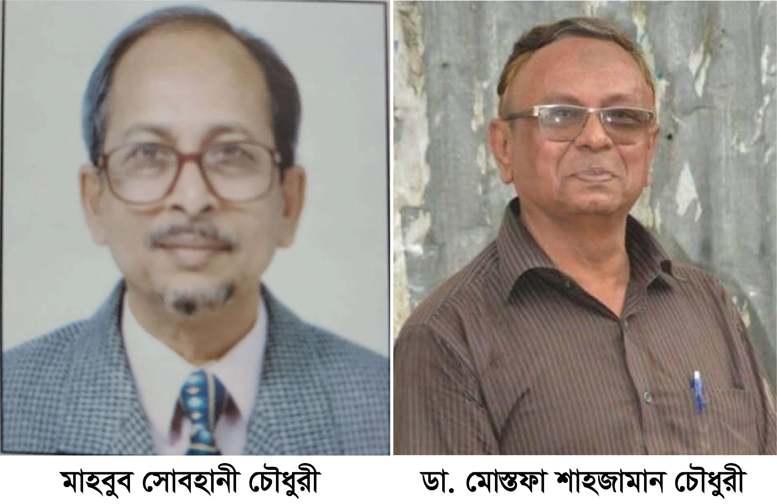 মাহবুব সোবহানী ও ডা.বাহারের পদত্যাগ