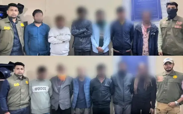 গোয়েন্দা পুলিশের অভিযানে বুরজান চা বাগান থেকে ১২ জন আটক