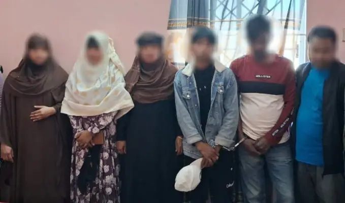 সিলেটে হোটেল থেকে আটক ৬