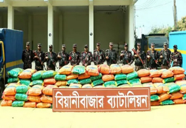 সিলেটে জ*ব্দ ভারতীয় মশলার বড় চালান