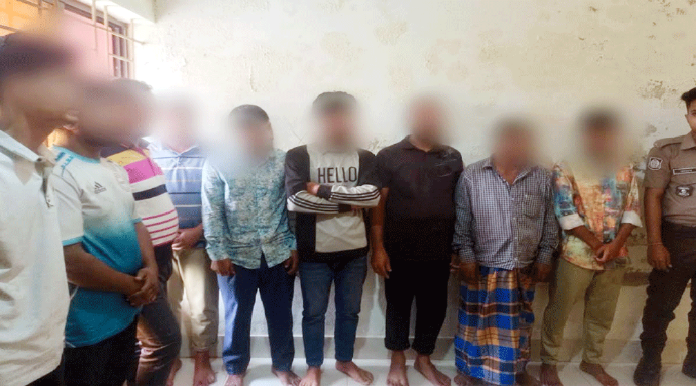 সিলেটে এক অ*ভি*যা*নে ৯ জন আটক