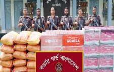বিজিবির অভিযানে উদ্ধার ৬৬ লাখ টাকার ভারতীয় পণ্য