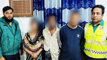 সিলেটের ভার্থখলা থেকে আ*ট*ক নারীসহ ৩জন