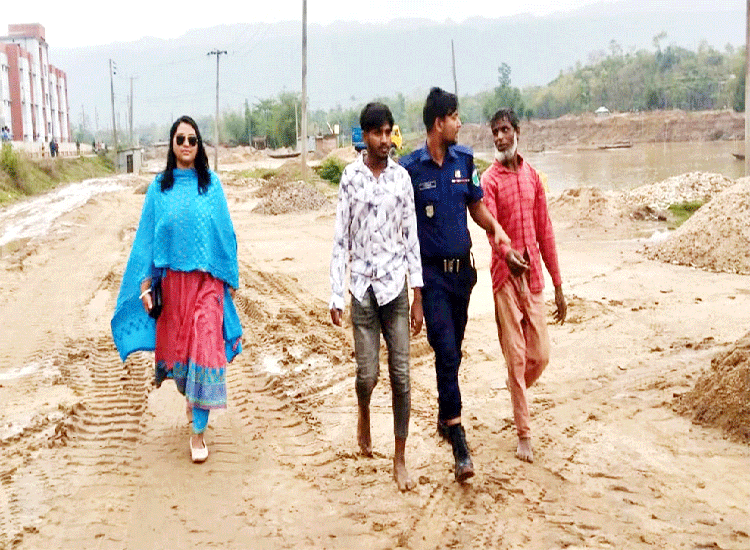 জৈন্তাপুরে দুইজনকে ৪০ হাজার টাকা জরিমানা