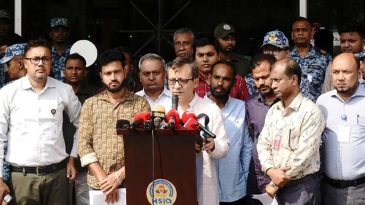 বাহরাইনে নিহত প্রবাসী গিরিশ চন্দ্র’র মরদেহ গ্রহণ করলেন খন্দকার মুক্তাদির