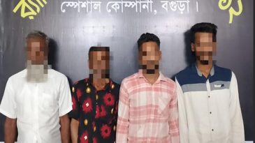 র‌্যাবের জালে হ ত্যা মা ম লা র ৪ আসামি
