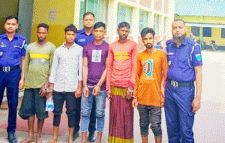 কোম্পানীগঞ্জে মোবাইল কোর্টের অ ভি যা নে ৫ জনের জে ল