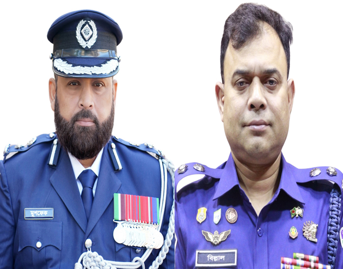 সিলেট রেঞ্জের ডিআইজি ও এক পুলিশ সুপার বদলি
