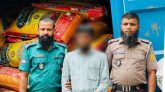 আম্বরখানা থেকে কাভার্ড ভ্যান ভর্তি ‘বুঙ্গার মাল’ আ ট ক