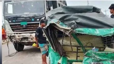 সিলেট-ঢাকা মহাসড়কে দুর্ঘটনায়  দুইজনের প্রাণহানী
