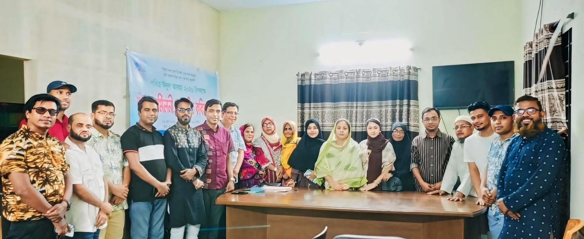 সুরমা নন্দিনী সাহিত্য ও পাঠচক্রের ঈদ পুণর্মিলনী ‎ও স্বরচিত কবিতা পাঠ অনুষ্ঠিত