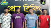 গোপন আস্তানায় সিলেট র‌্যাবের হানা, চার যুবক আ ট ক