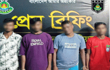 গোপন আস্তানায় সিলেট র‌্যাবের হানা, চার যুবক আ ট ক