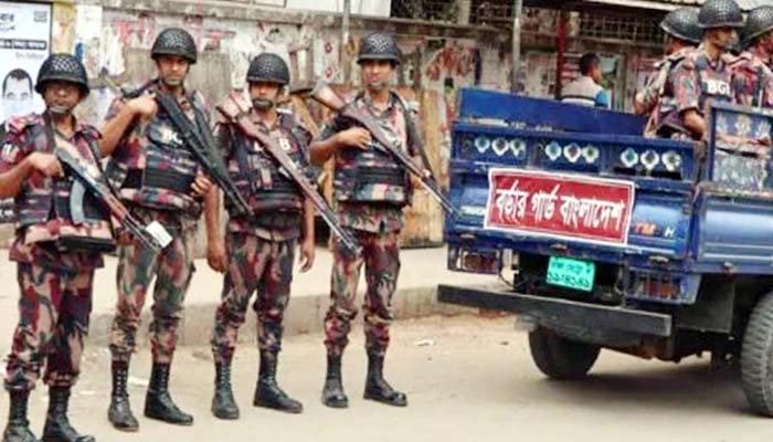 সিলেটের তিন জেলায় বিজিবি মোতায়েন