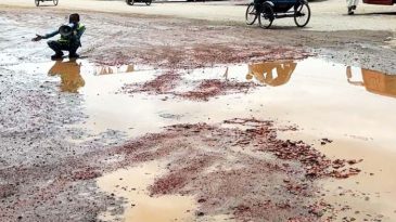সিলেটের যে সড়ক নিয়ে সিসিকের ক্ষোভ