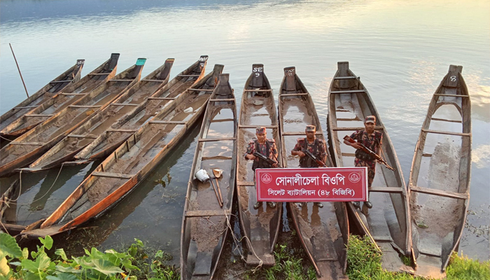 সিলেট সীমান্তে এয়ারগানসহ ভারতীয় অবৈধ মালামাল জব্দ