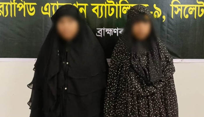 যে কারণে সুবর্ণা ও সুমেনাকে ধরল সিলেট র‌্যাব