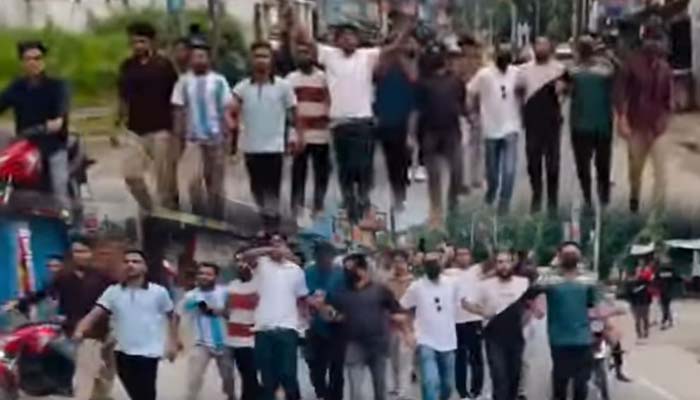 সিলেটে ছাত্রলীগের ঝটিকা মিছিল