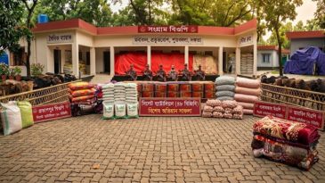 সিলেট সীমান্তে কোটি টাকার মালামাল আ ট ক
