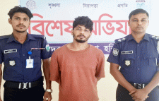 হবিগঞ্জে যৌথ অভিযানে ইমন গ্রে প্তা র
