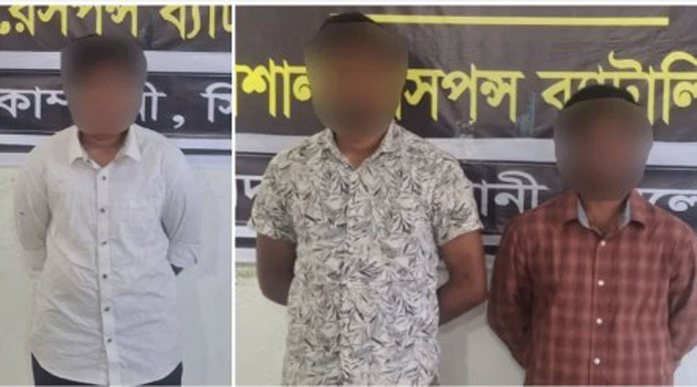 সিলেটে এসআরবি’র অভিযানে বিদেশি ম*দ উদ্ধার