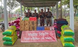 সিলেটে ভারতীয় পণ্যের চালান ফেলে চোরাকারবারীরা উধাও