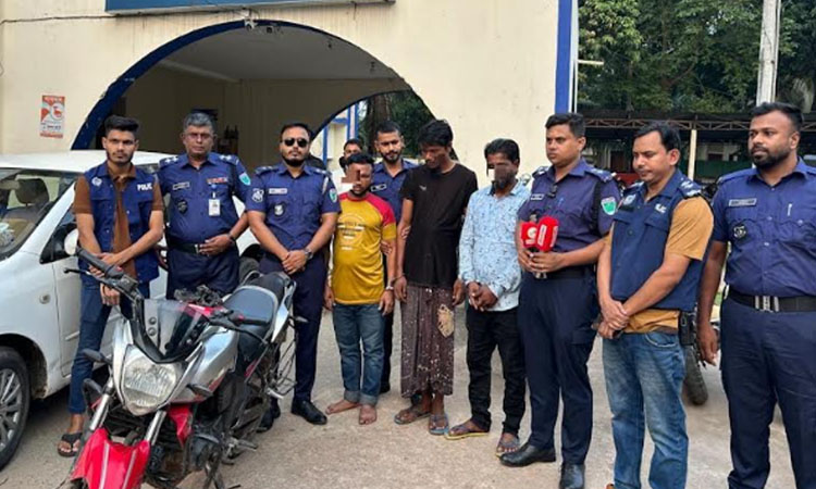 মোটরসাইকেল চুরির সূত্র ধরে বালাগঞ্জে অভিযান, গ্রে প্তা র ৩